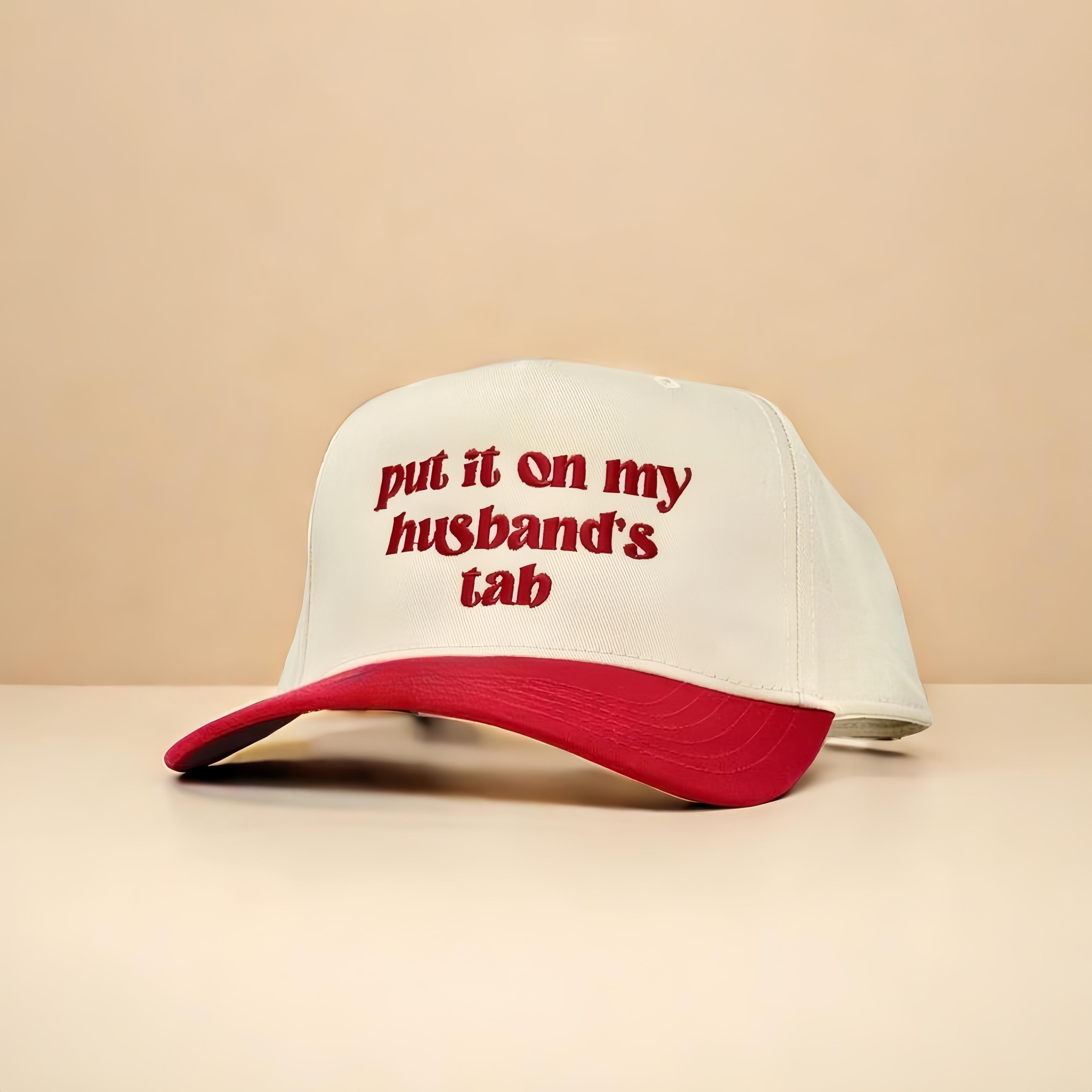 

Put It On My Husbands Tab-adultscaps Party Denim Baseball Caps, Dadhat Funny Hats For Menwomen