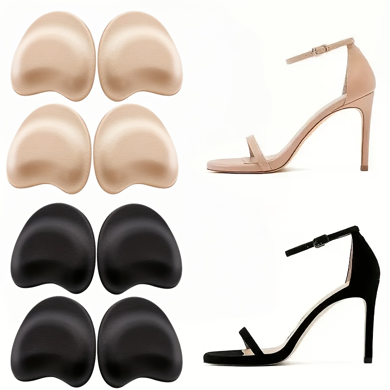 E-shop 8 Stück selbstklebende Anti-Rutsch-Einlegesohlen für High Heels, atmungsaktive, stoßdämpfende, verdickte Einlegesohlen, verbessern den Halt,