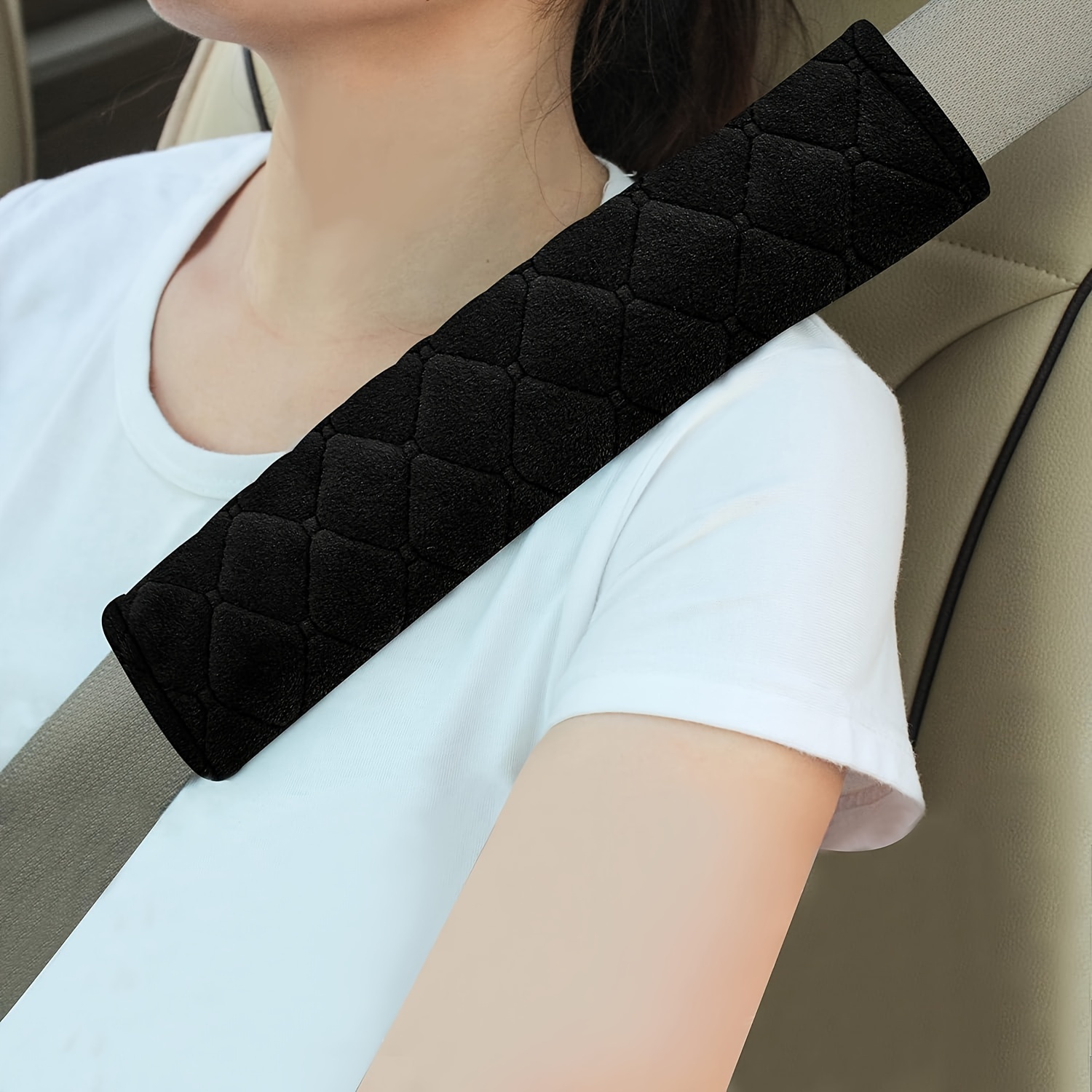 

Comfort Plus Seatbelt Shoulder Pads, 2-piece - Fit For Cars & Backpacks