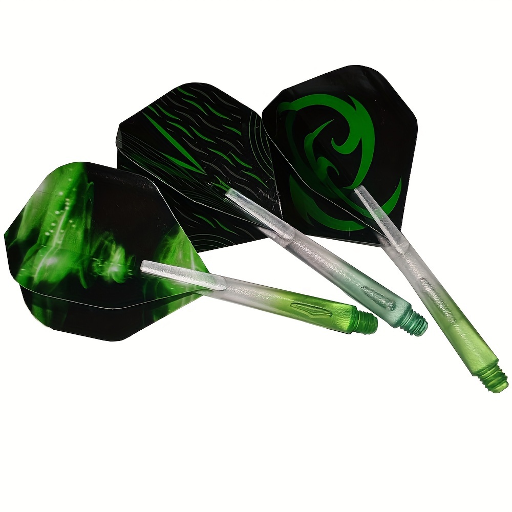 12pcs/pack Green Series Dart Flight(6pcs)