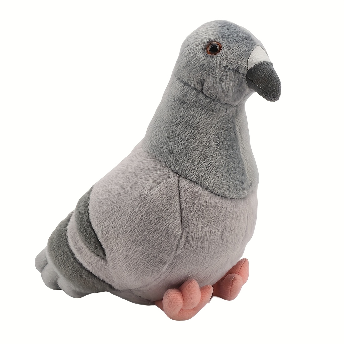 Plüschtaube Kuschelig 20 Cm Grün – Realistisches Vogel-Kuscheltier, Aus PP-Baumwolle