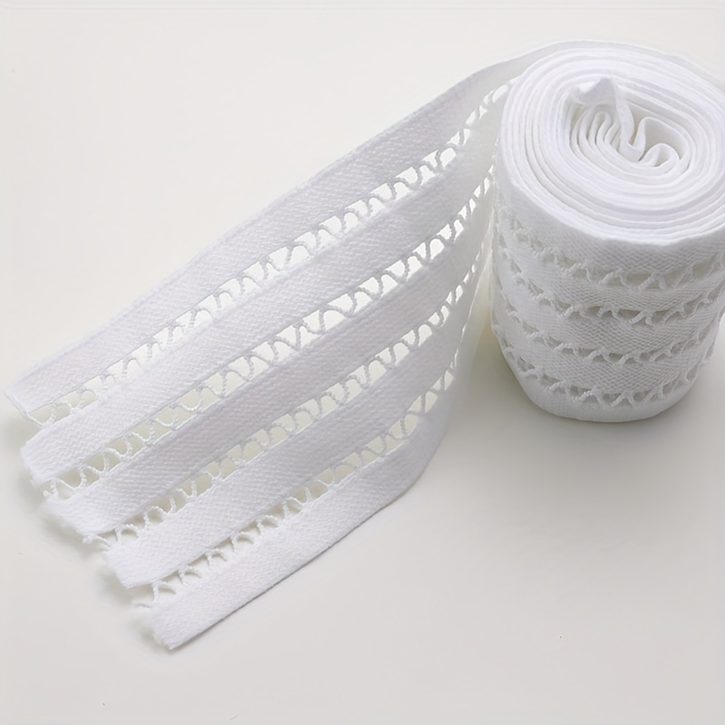 Length X Width 7cm Hollow Out Elastic Drawstring Breathable Skin-friendly Mesh Pant Waistband Clothing Accessory