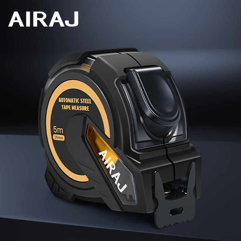 

Airaj Industrial-grade Tape Measure - Dual Metric & Imperial System, Anti-drop, Wear-resistant, 3/5/7.5/10m Lengths