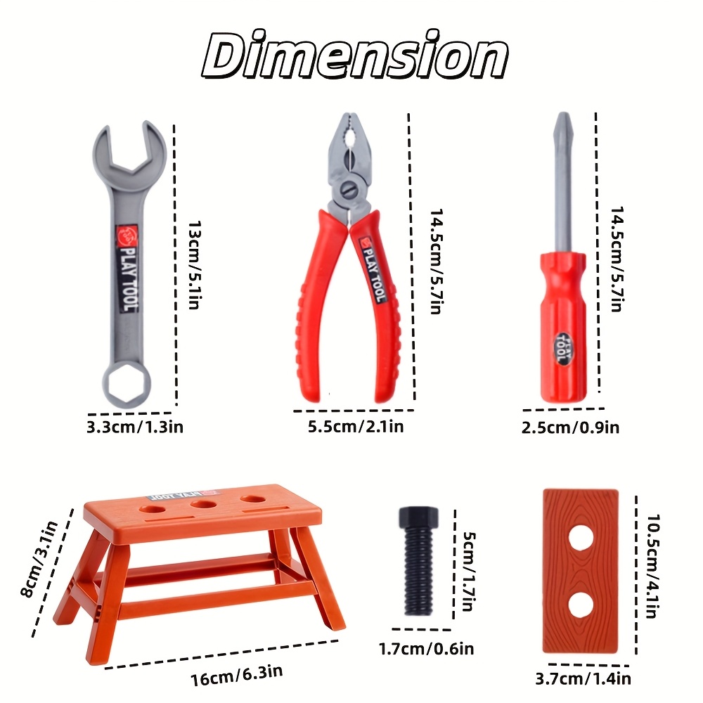 Speelgoed/montage schroevendraaier gereedschaps set