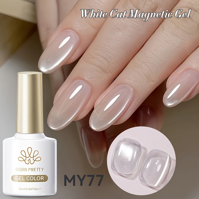 Born Pretty 10ml White Soak Off Gel Nail Art Semi-permanant Varnish Water Light Gel Manicure