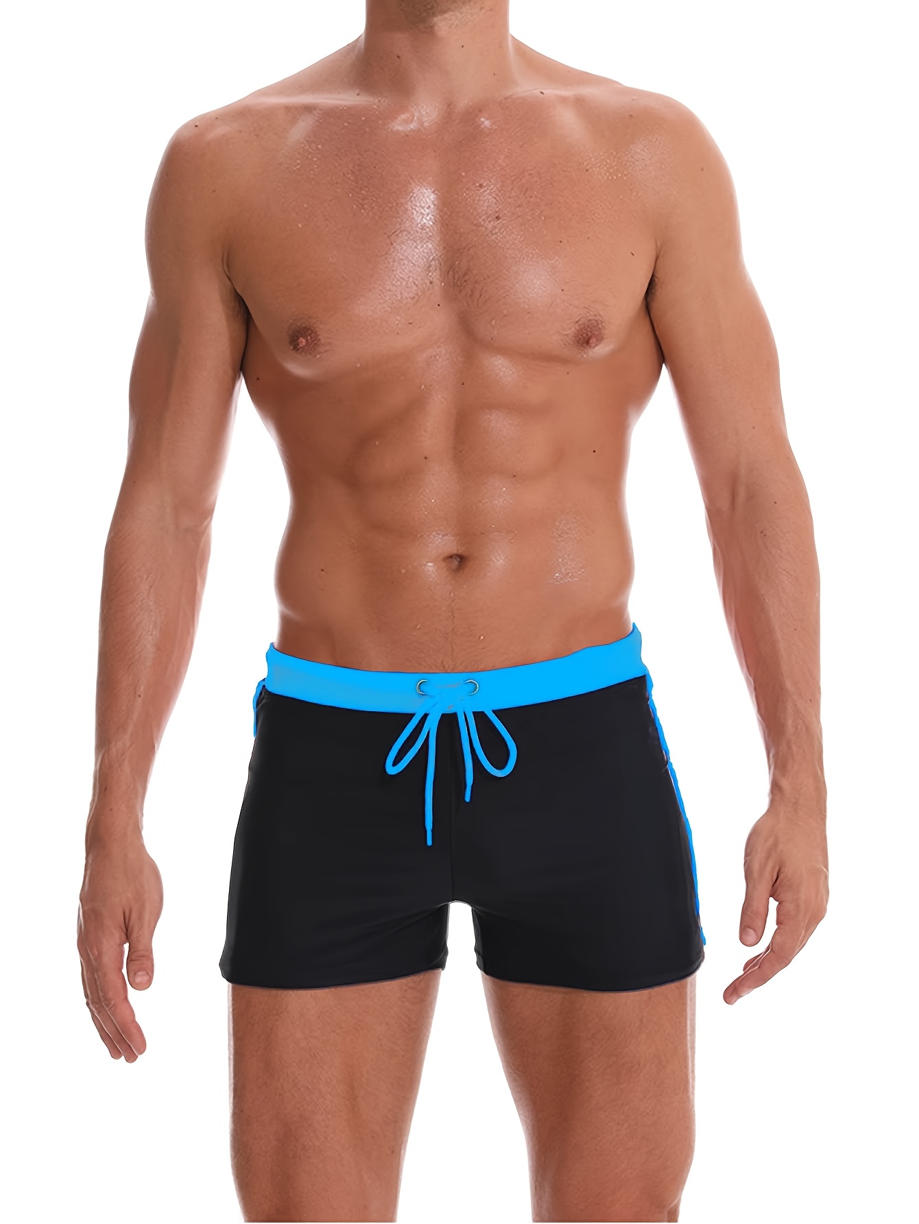 swimming trunks new mens sports swimming trunks   comfortable quick drying fabric beach vacation swimming trunks