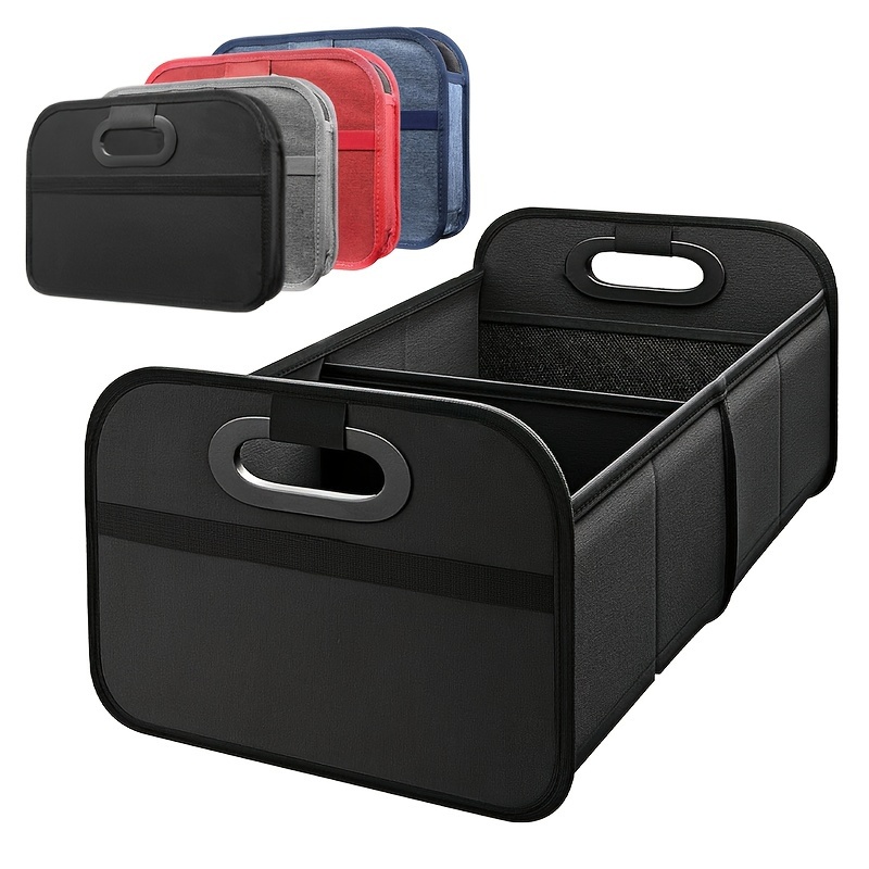 

Organisateur de Coffre de Voiture Pliable avec Poignée - Polyester , Solution de Rangement Étanche pour Toutes , SUVs, Mini-Vans - Compartiments Noirs, , Rouges, , Organisateur de Rangement de Coffre