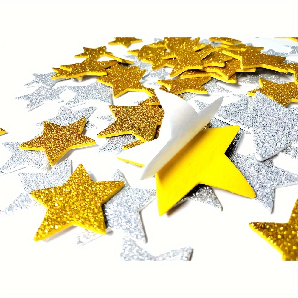 Image of 125pcs 3d Foam Stickers - Perfect For Kindergarten Party Decorations, Wall Crafts, And Birthday, Bride, Wedding, Graduation, Anniversary Party Supplies!