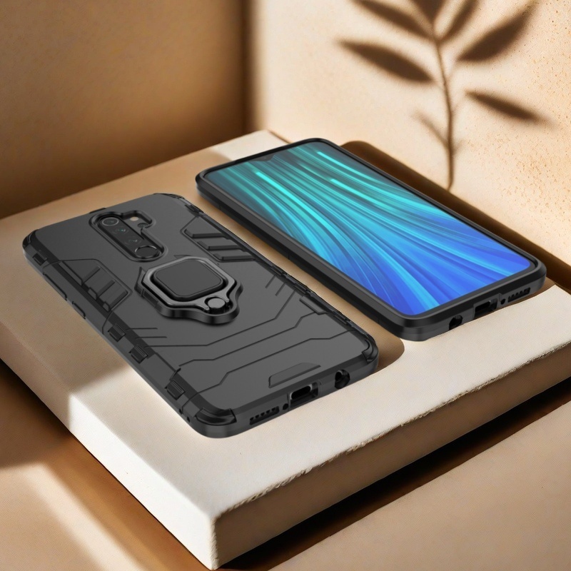 TEMU Phone Case: For Xiaomi Redmi Note 8 Pro /redmi Note 8t /redmi Note 8 Case Armor Shockproof Ring Stand Protection Cover For Redmi Note 8 8pro 8t