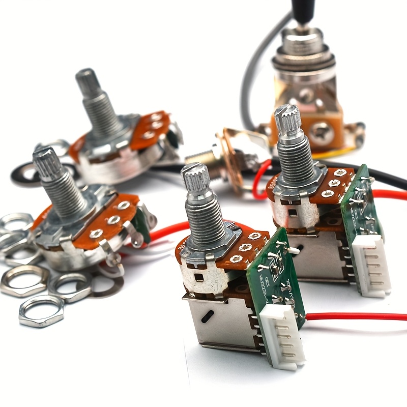 Epi Loaded Pre-wired Guitar Wiring Harness 2T2V with Coil Split Prewired Kits for LP SG DOT