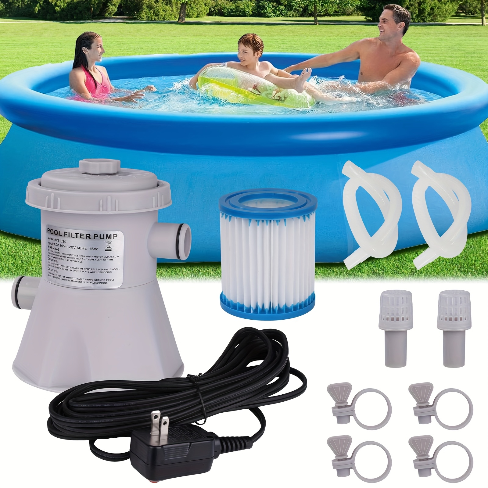 Filtration System Filter Pump For Kiddie Pool Pool Pump And Filter System  Sold On Temu United States