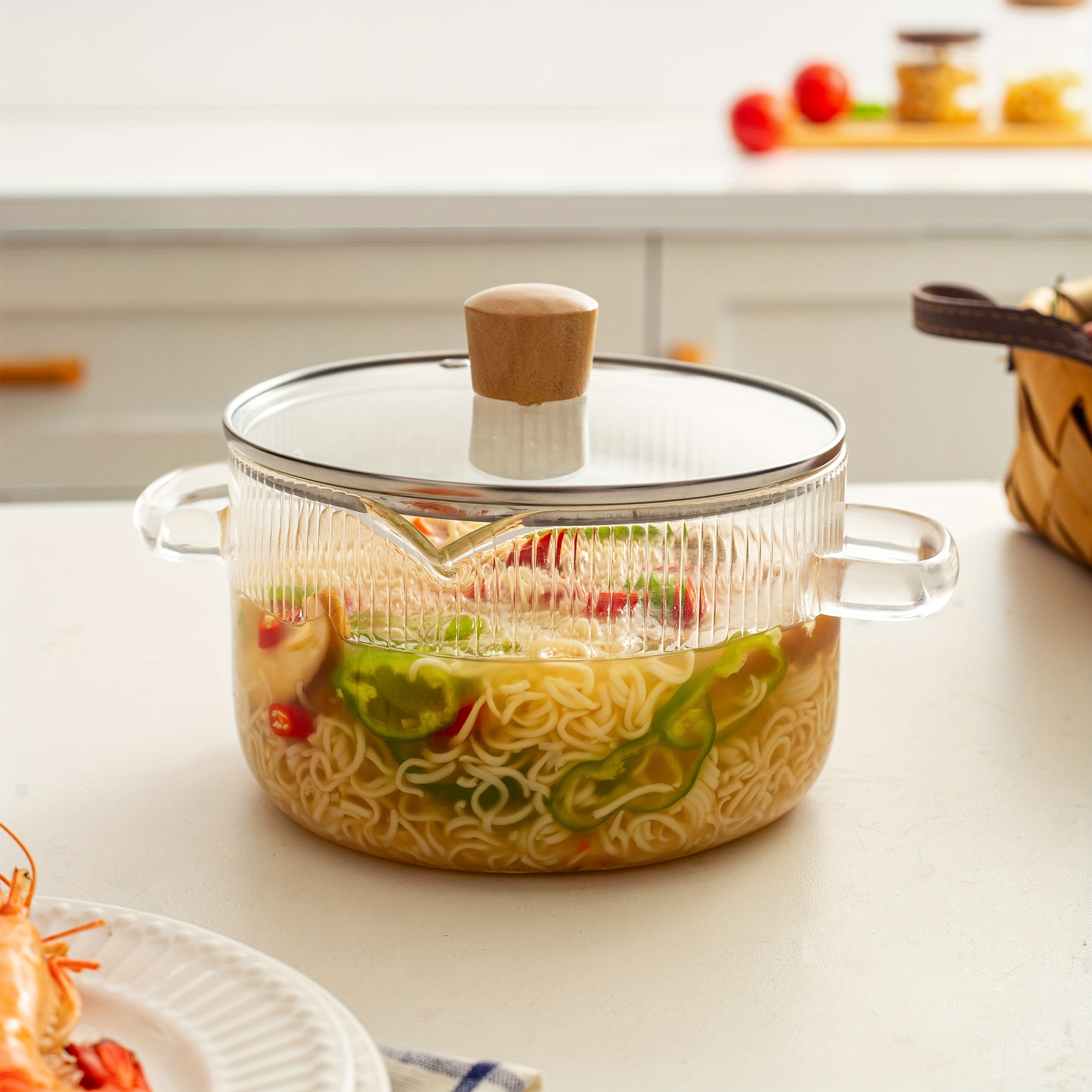 glass cooking pot lid 3l 78oz 8l 60 resistant Temu