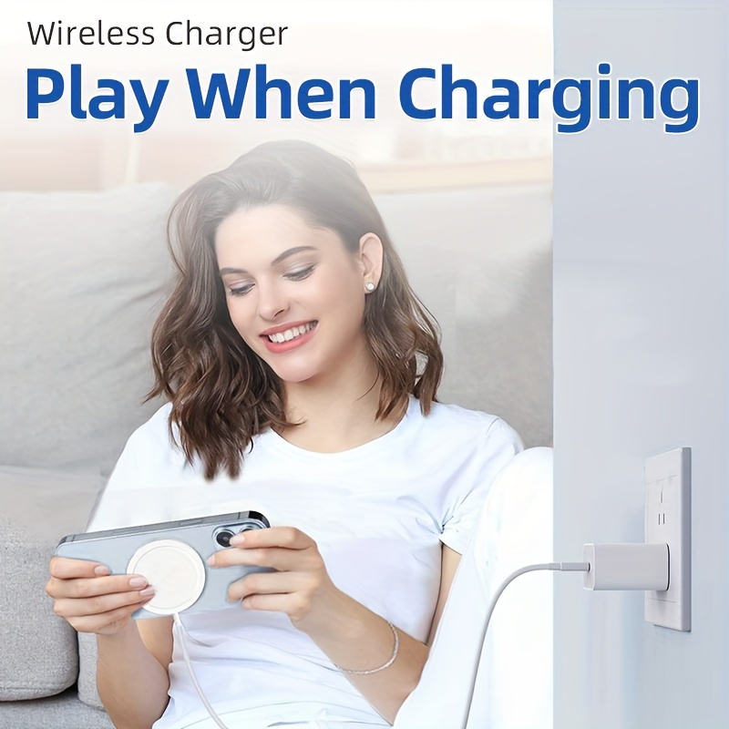 

Wireless Charger Charging Station Compact Magnetic Fast Charging Suitable For Apple Mobile Phone 15 14 Pro , Samsung Phone Series, Suitable For Airpods3/2 Se