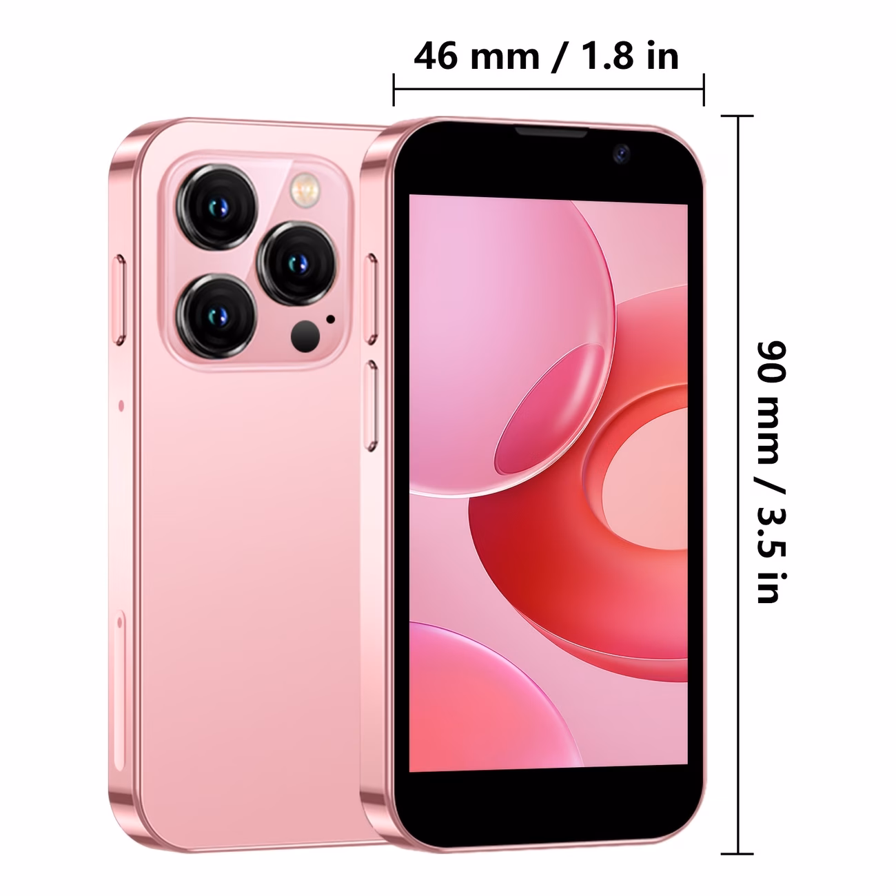 mini smartphone the mobile phone super small 0 unlocked 2gb 16gb rom tiny backup phone phone case type c cable and screen protector ideal for gifts Product details 3