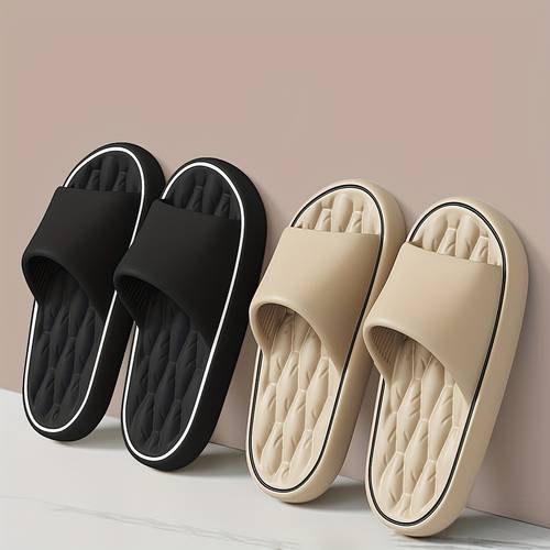 chaussons confortables pour femme en eva, chaussons décontractés, texture côtelée - idéaux pour une utilisation intérieure/extérieure, la plage et la à , chaussons pour femme disponibles en plusieurs couleurs, chaussures pour femme