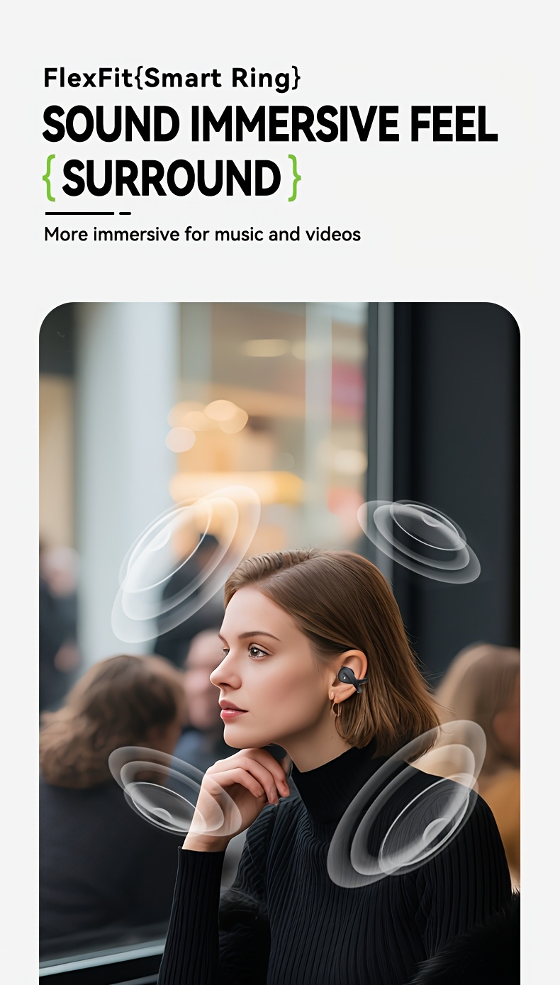 [Acer official genuine] TWS Wireless Headset Heavy Bass Stereo Sound Ultra Long Life Sport Running Clip On Ear Low Latency Gaming Mode HIFI Audio Lightweight Touch Control Design Stylish Design Long Wear No Pain Learning/Telephone/Business/Music Christmas Gift/Valentine's Gift Recommended Multi-Device Compatible Mobile Phone/Tablet/Laptop Built-in Microphone with Type-C Charging Case