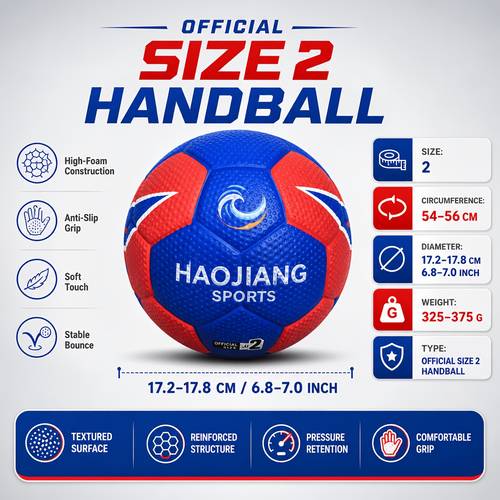 size 3 high foam handball 260g pu handball with anti for training matches