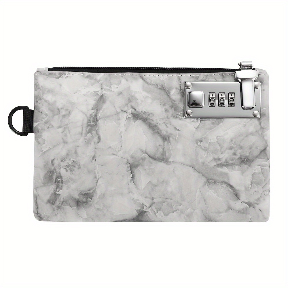 Bank Bag Portable Medicine Bag Small Wallet With Lock For Cash