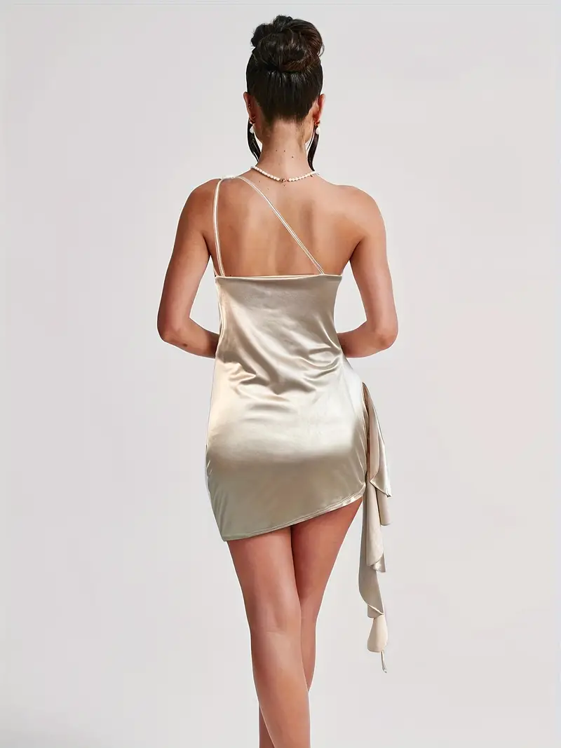 shoulder bodycon dress backless ruched mini dress - Temu Mauritius shoulder bodycon dress backless ruched mini dress - Temu Mauritius