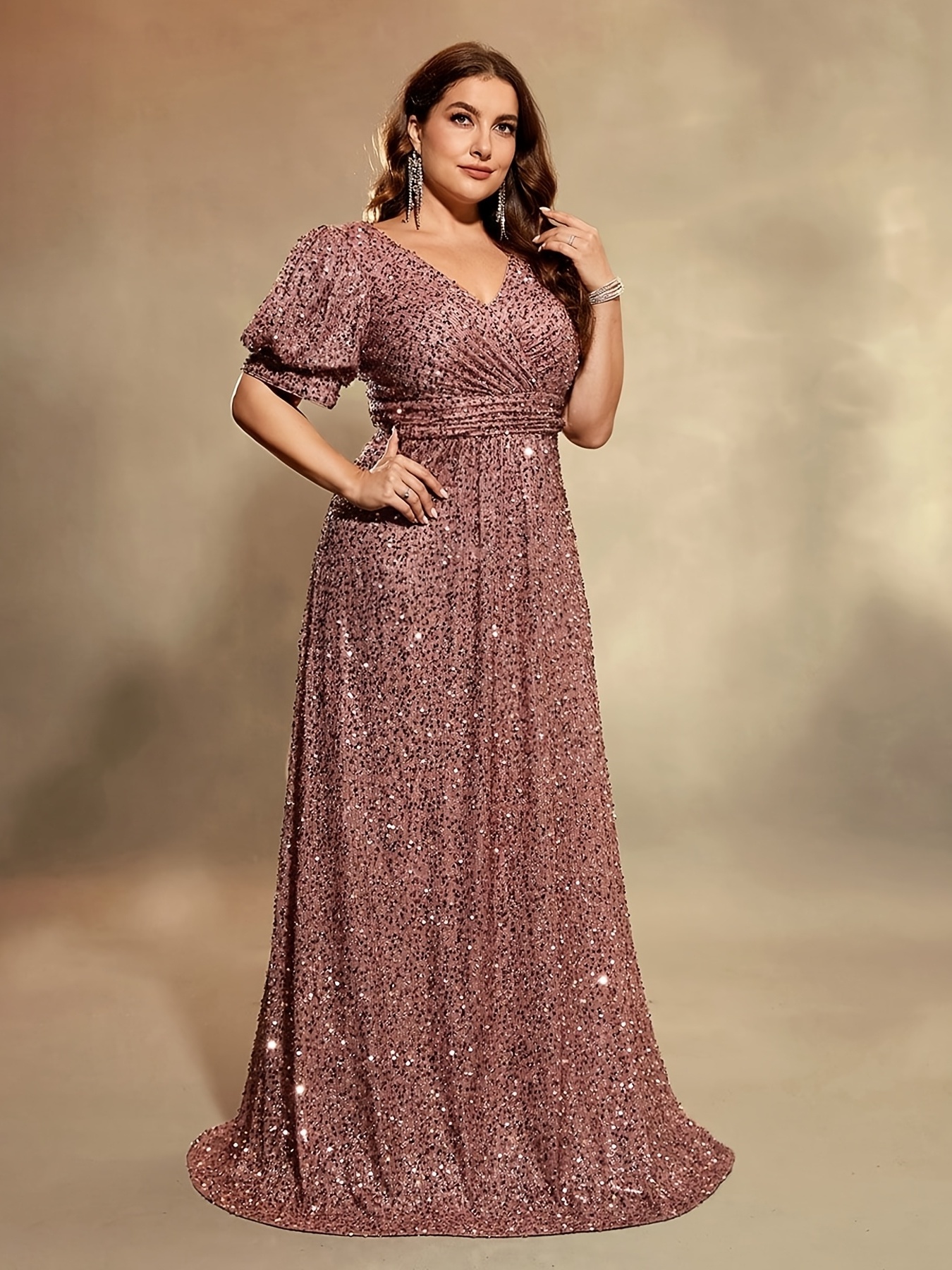 plus size formal dresses sold on Temu Australia