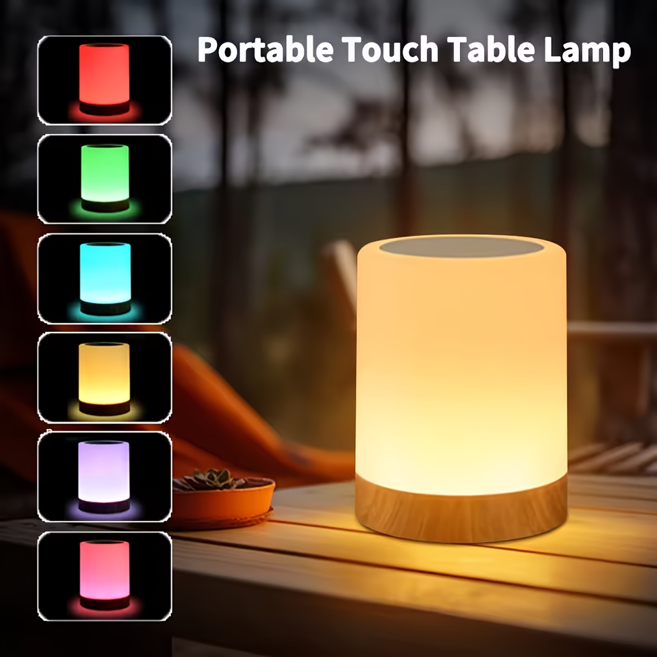Newly Upgraded Phantom 7-Color 3-Mode Adjustable Portable And Durable Courtyard, Lawn And Garden Spotlight, Touch Lighting Hand-Held Lamp, 1200Mah Rechargeable Battery Portable And Sufficient Battery Life, Soft And Bright Light
