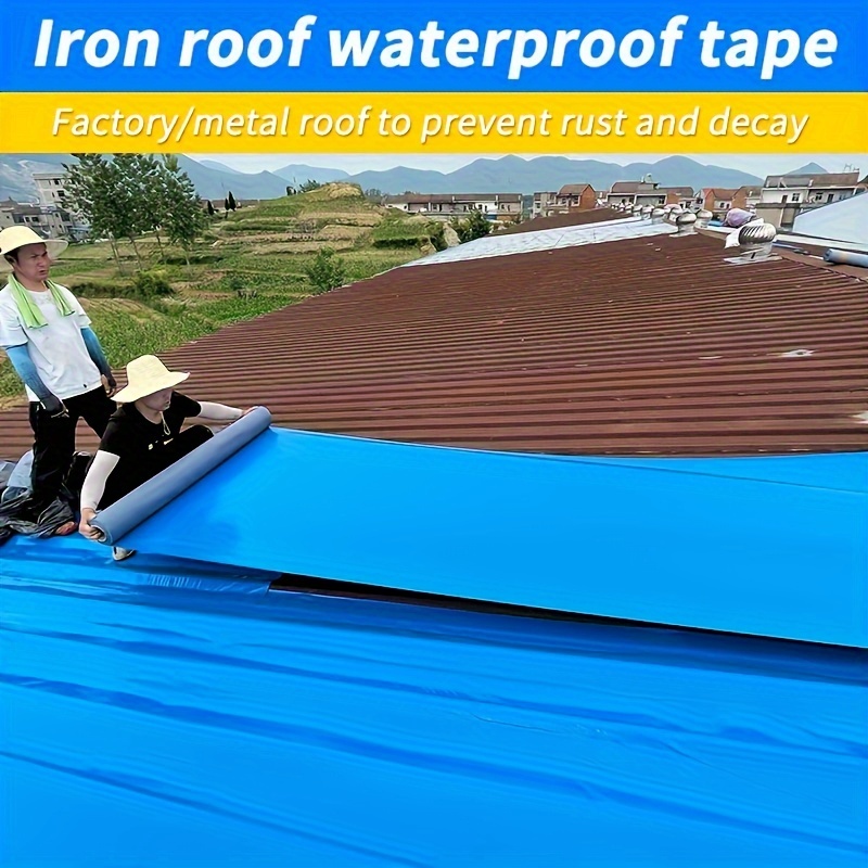 

50cm (w) * 5m (l) Waterproof Stickers, 2 Rolls, Pe Polyethylene Anti-aging Material, Can Cover And Paste In A Large Area, Playing A Waterproof Renovation, Heat Insulation And Effect