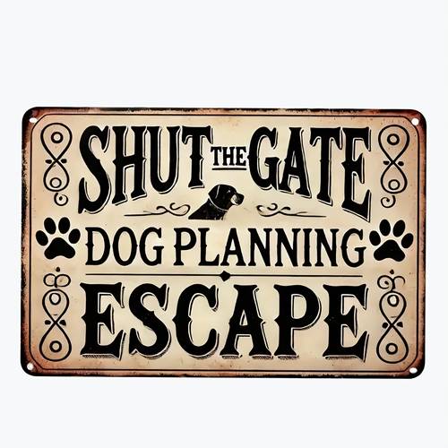 1 2pcs dog closed door retro and durable and abs material used indoors and outdoors home shop office etc