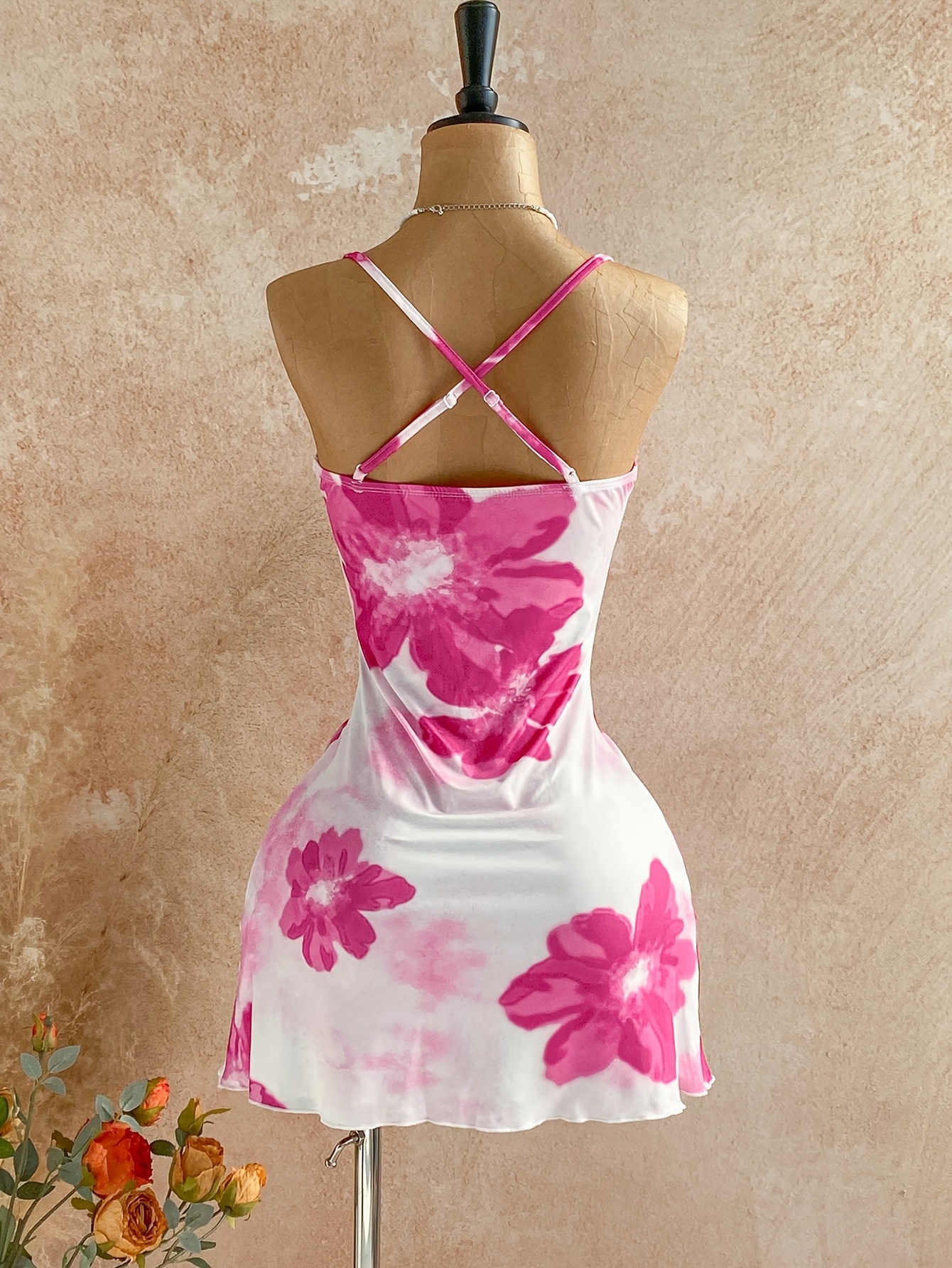 women's hot pink short strapless dress Strapless V Neck Hot Pink Ruffle Short Party Dress  Dressesforparty