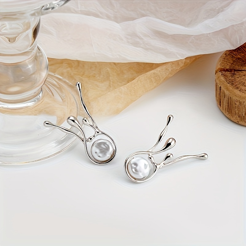Baroque Stud Earrings Set