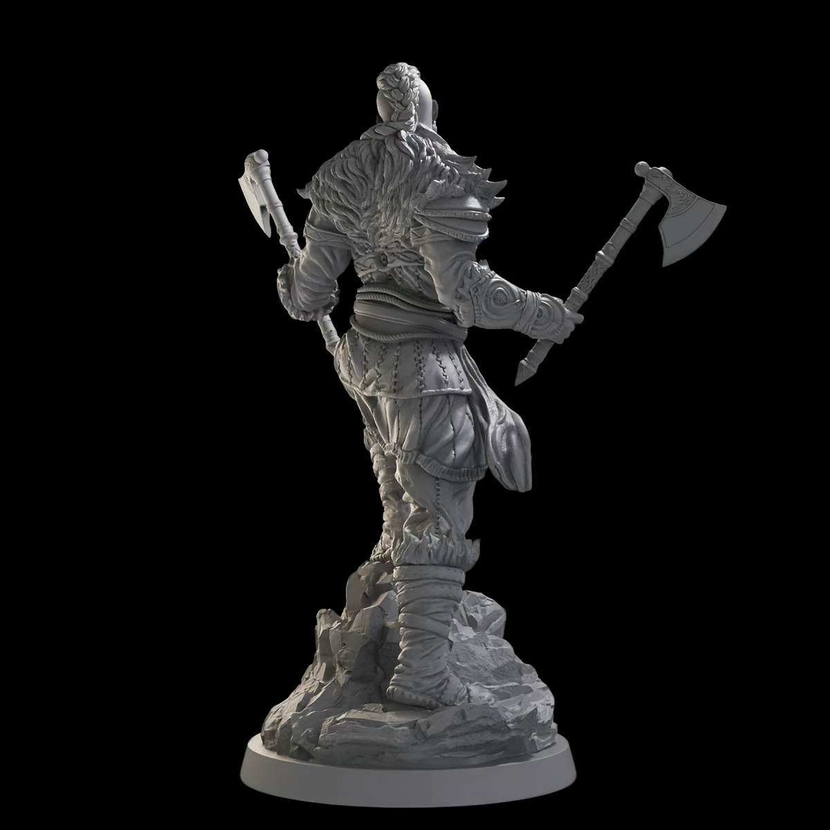 75mm/barbarian Axe Warrior. Unpainted. High-precision 3d Printing, Model Making And Hobby Cultivation > Ornament