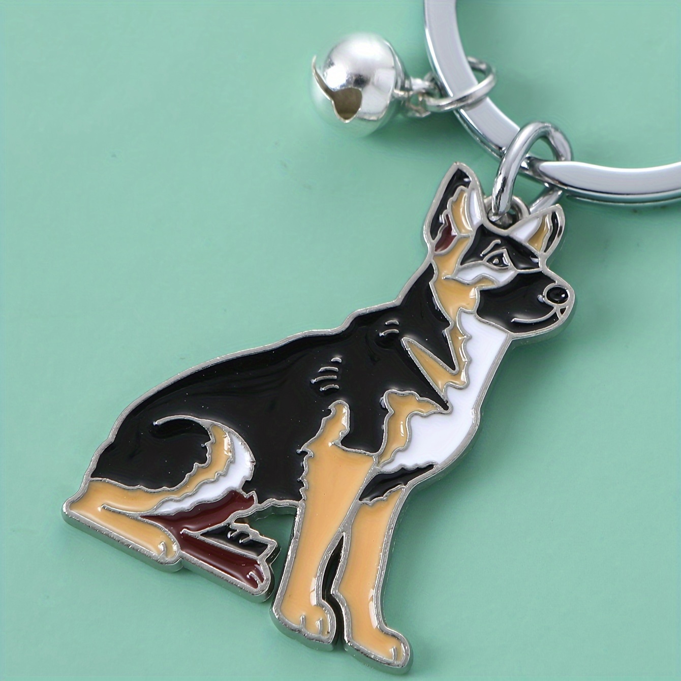 

Funny Cartoon Cute Pet Wolf Dog Street Casual Handsome Bag Pendant Small Pendant Couple Creative Backpack Decoration Keychain Key Buckle Zinc Alloy Golden