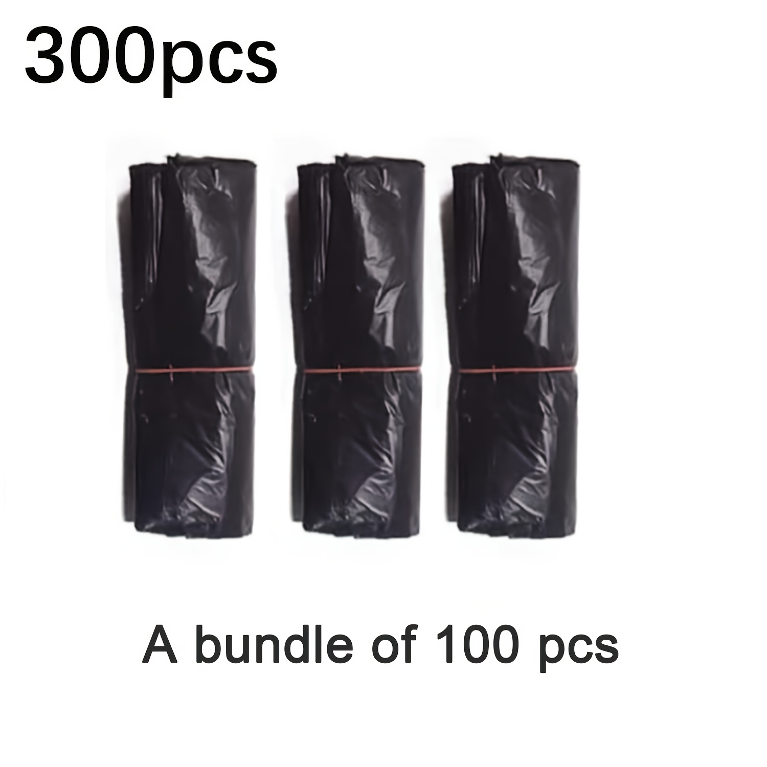 200pcs/300pcs And Tampon Disposal Bags With Handles, Opaque Black Trash Bags, For , Trash Bags, Storage Bags, Cleaning Supplies, Suitable For Home And Outdoor Use