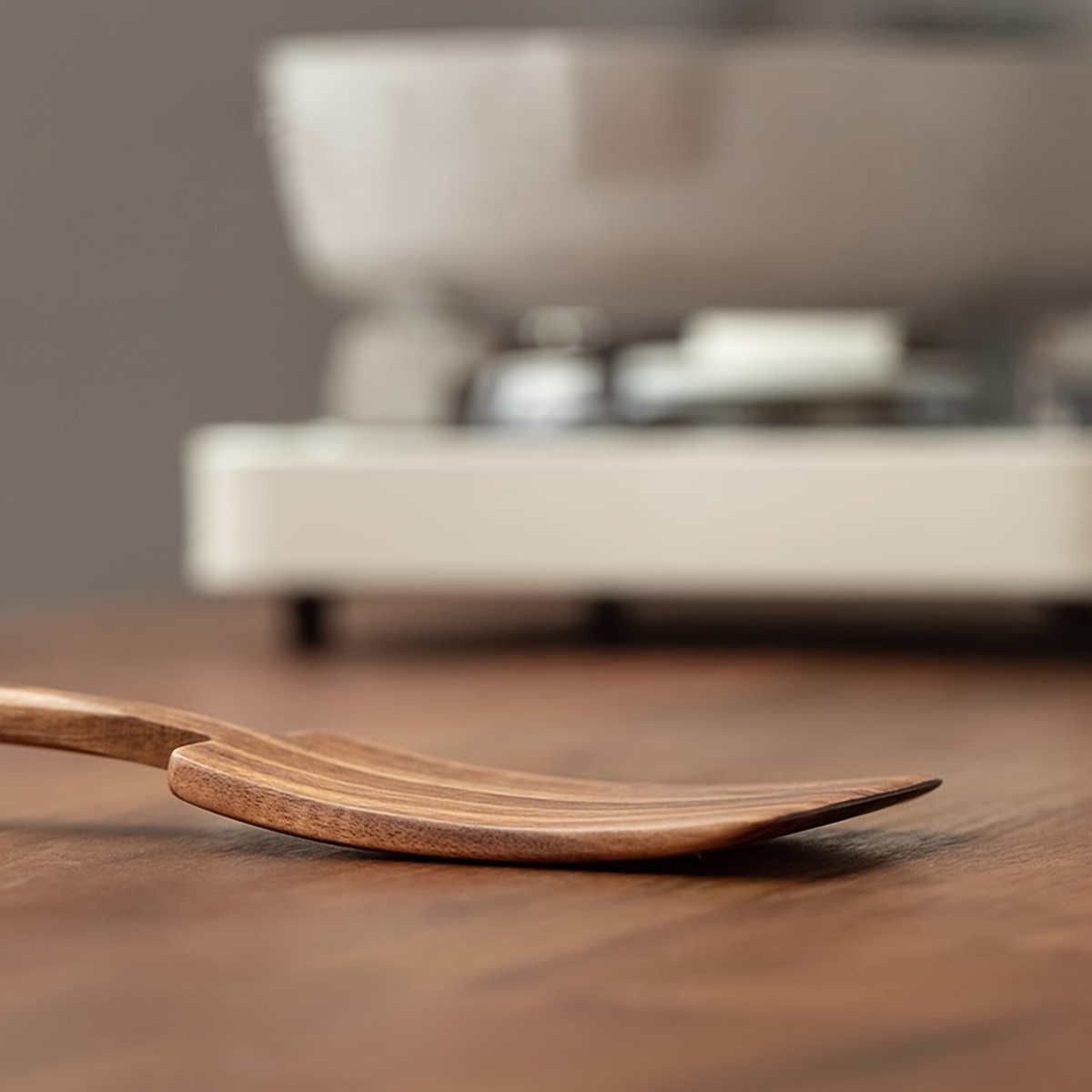 1pc Acacia Wood Spatula Non-Stick Pan Special Frying Wooden Spatula Household Kitchen Anti-Scalding High Temperature Resistant Solid Wood Thin Spatula