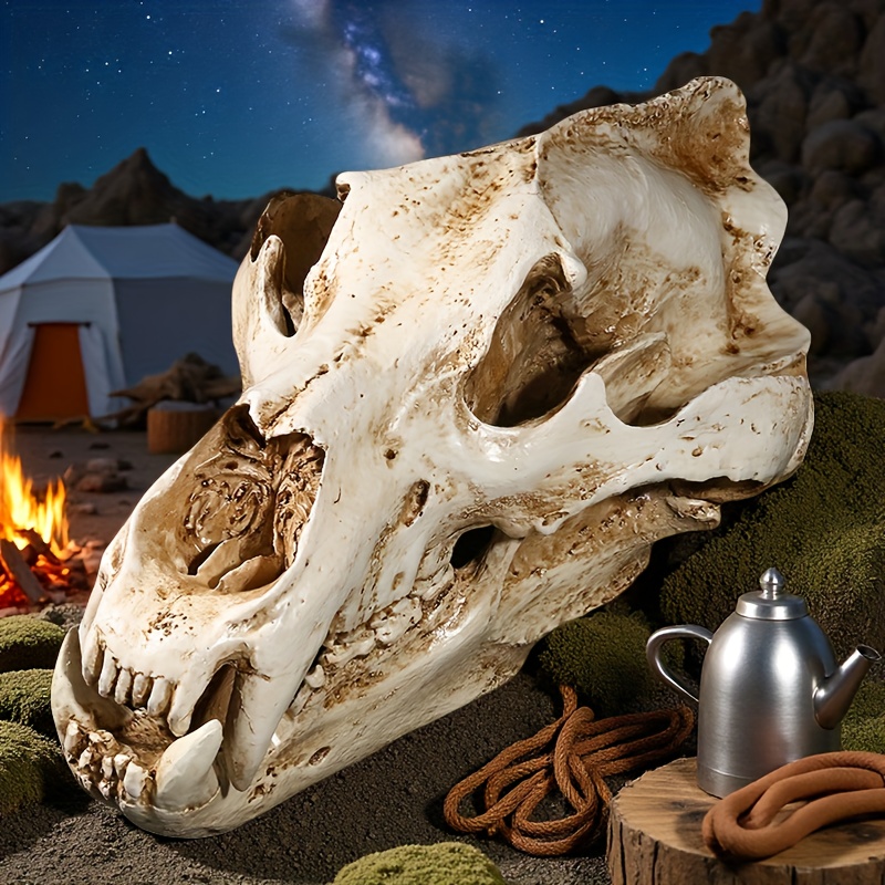 realistic resin polar bear skull model lifelike arctic - Temu Spain