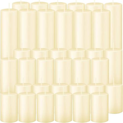 36 pillar candles in bulk burning for 38 hours suitable for weddings emergency lanterns and ceremonial parties