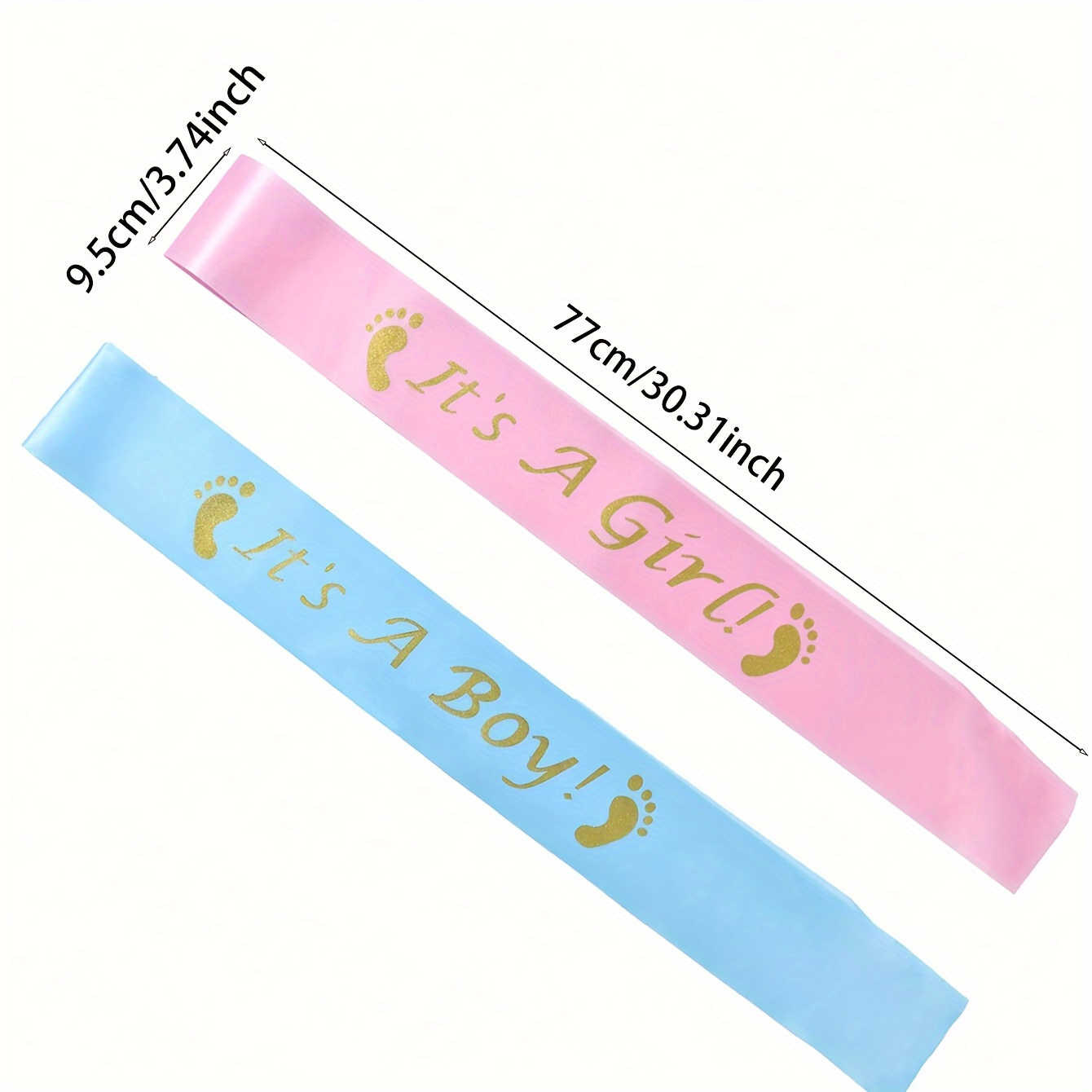 Baby Shower Gender Reveal Sash Oxford Cloth Party Decoration - Temu