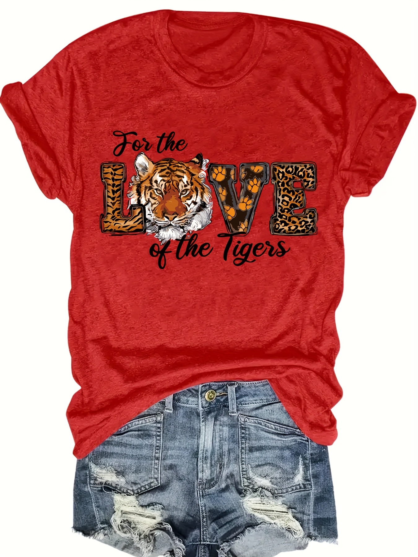 tiger shirt women plus size sold on Temu United States