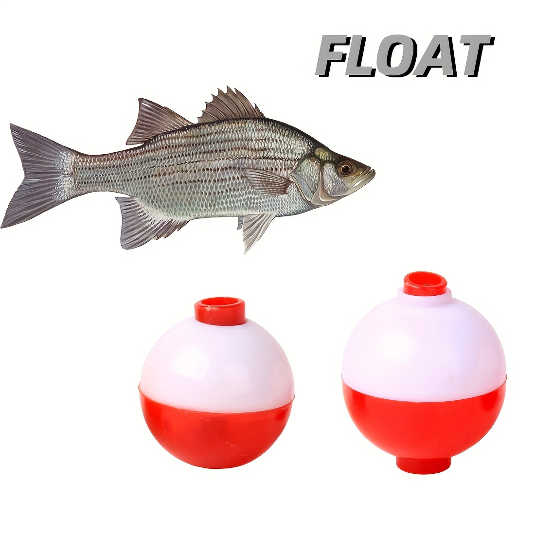 20pcs Fishing Floats Balls, Foam Fishing Bobber, Fishing Indicators,  Fishing Tackle, 2cm/3cm (0.79inch/1.18inch)