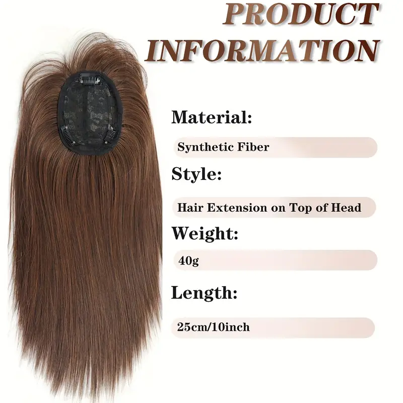 seamless 3 in bangs natural look straight synthetic hair pieces for women invisible white hair cover hair clips details 1