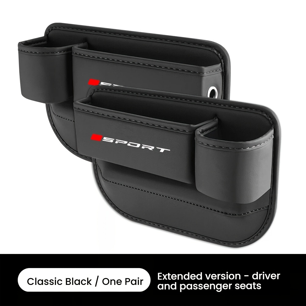 TEMU Organizzatore per fessure sedili auto, scatola portaoggetti universale di fascia per auto