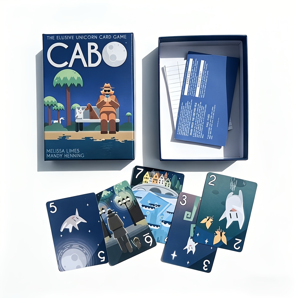 Image of Classic Party Board Game - Cabo: A Game Of Memory, Luck, And Strategy—perfect For Gatherings , , And Travel For School For Halloween、christmas