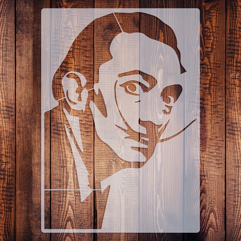 TEMU Un gabarit de peinture réutilisable avec une silhouette d'une personne de format A4 (8.27X11.69), idéal pour les , , , mural et les loisirs