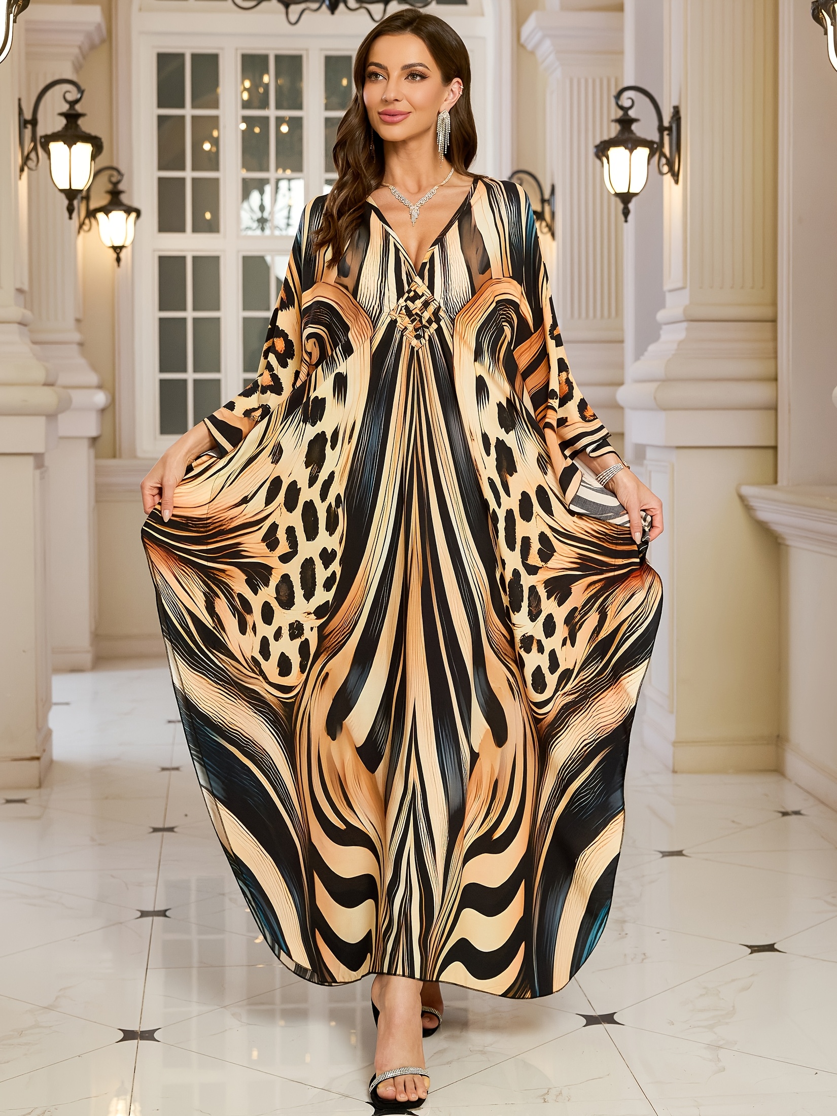 hooded kaftan sold on Temu Australia