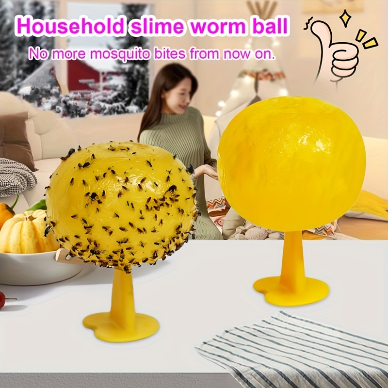 Fruit Fly Balls Fly Trap Sticky Ball Insect Ball Traps Wasp - Temu