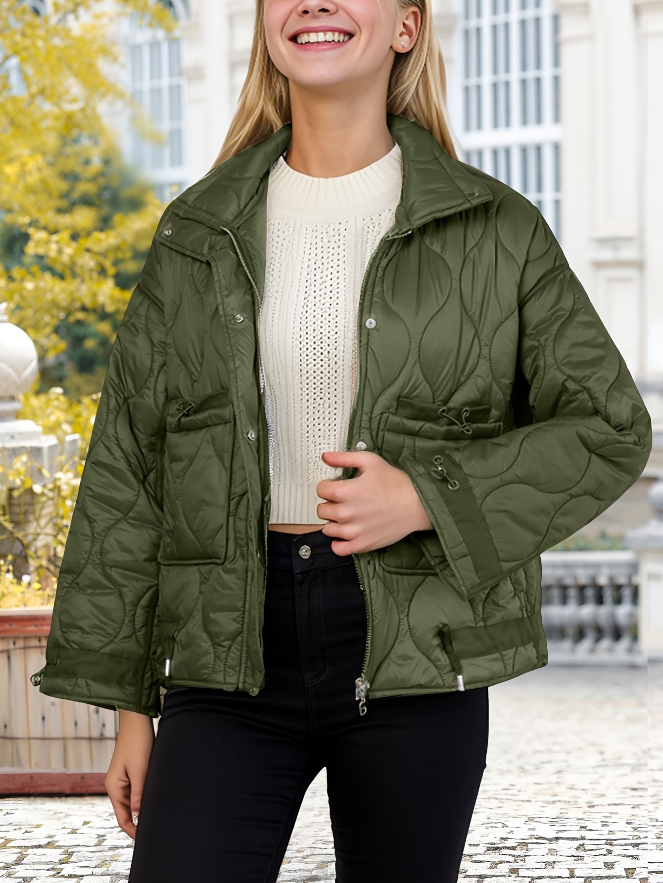 Chaqueta Acolchada Abrigo Acolchado Oversize Mujer Nuevas Mujeres Chaqueta  Corta Invierno Grueso Con Capucha Algodón