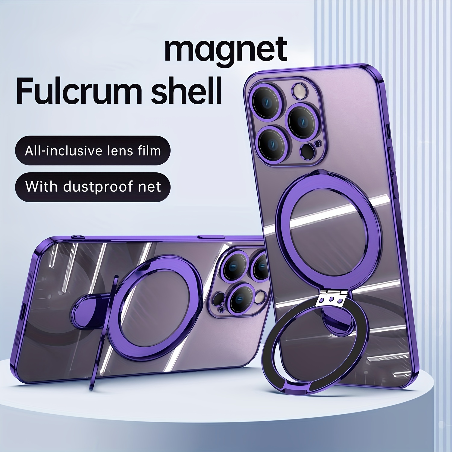 Magnetische Hülle Iphone 14 13 12 Pro Max Hülle Unsichtbarem - Temu Austria