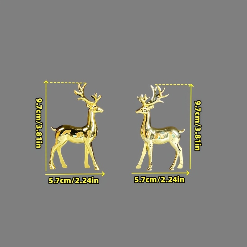 TEMU Elk Features Smooth And Natural Antler Lines, A Touch Of To Cool- Spaces. On A Tv Cabinet, Dressing Table, Or Bay Window, It Instantly Elevates