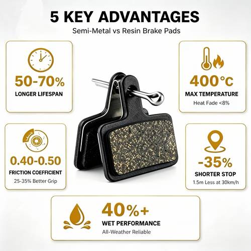 2 5 8 15pairs bicycle mtb for shimano b01s mt200 m315 m525 m575 m4050 pro braking power and heat dissipation a set of durable bicycle