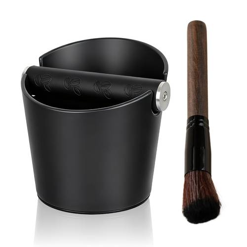 para de café con asa, cepillo de barista, desmontable y base antideslizante – ideal para cocinas, oficinas, cafeterías y bares como accesorio de barista