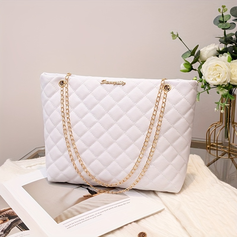 Women's Large Capacity Tote Bag Suitable for //Travel with Removable Strap & Closure - Elegant Embellished Handbag,, Available in / /// (Chinese Manufactured)